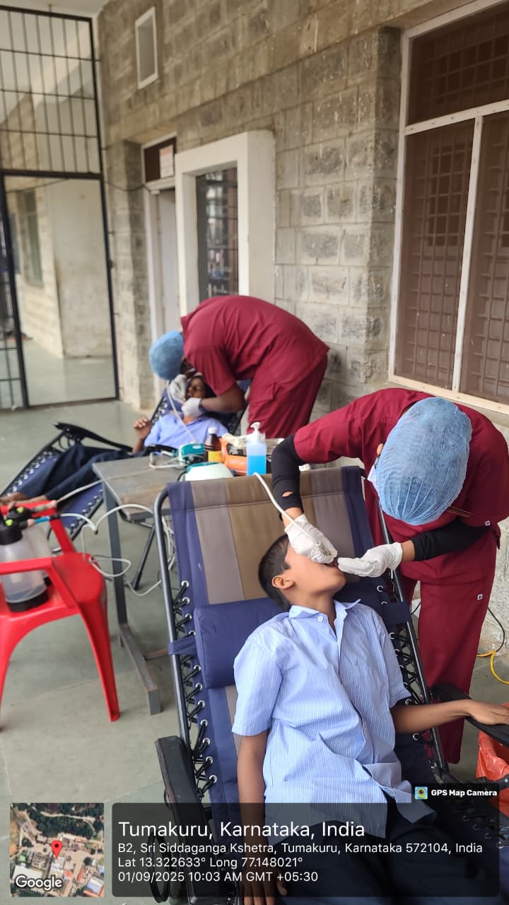 Dental screening and treatment camp